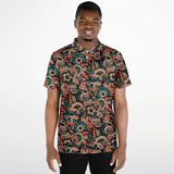 Ankara Style - AFRICAN PRINT POLO SHIRT - NyomoYeJe