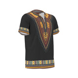 Men's African Dashiki Shirt - Black