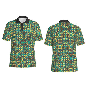 Ankara Style - AFRICAN PRINT POLO SHIRT - DADEY