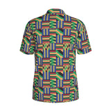 KENTE FABRIC - AFRICAN PRINT POLO SHIRT -Akwaaba