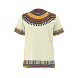 Men's African Dashiki Shirt - Cream