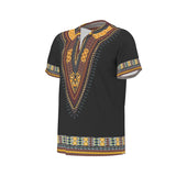 Men's African Dashiki Shirt - Black