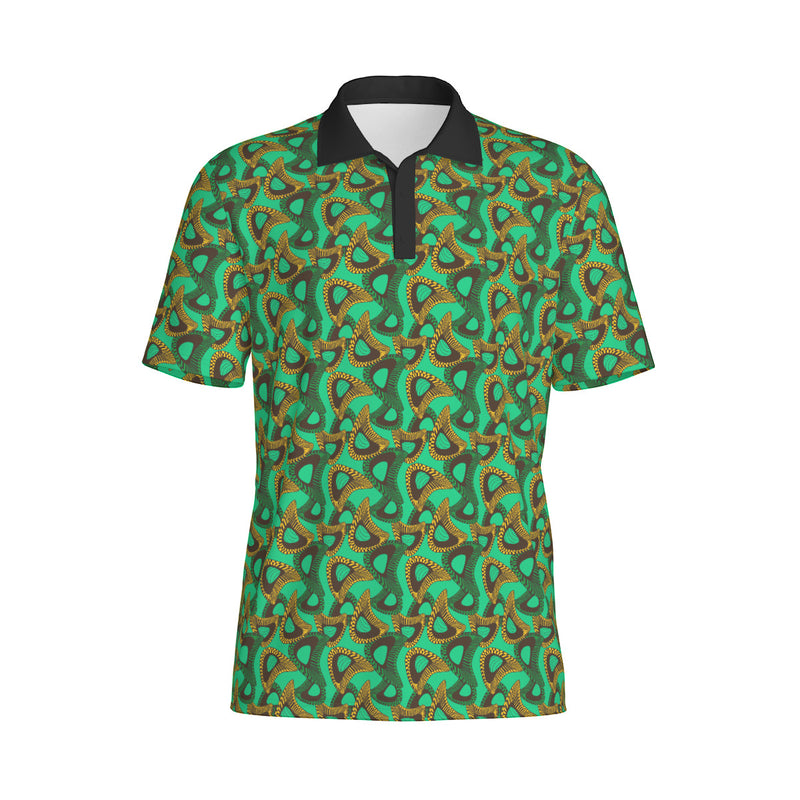 Ankara Style - AFRICAN PRINT POLO SHIRT - LAKAMON