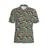 KENTE FABRIC - AFRICAN PRINT POLO SHIRT -Akwaaba