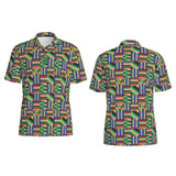 KENTE FABRIC - AFRICAN PRINT POLO SHIRT -Akwaaba