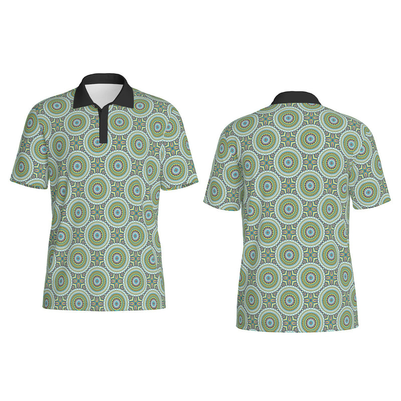 Ankara Style - AFRICAN PRINT POLO SHIRT - CHARLESKELE
