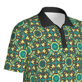 Ankara Style - AFRICAN PRINT POLO SHIRT - DADEY