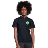 Igbo Kwenu Collection - Women's Pique Polo Shirt - midnight navy