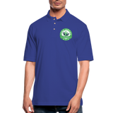 Igbo Kwenu Collection - Men's Pique Polo Shirt - royal blue