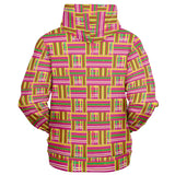 Unisex Athletic Zip-Up Hoodie - Kente Styles Collection