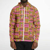 Unisex Athletic Zip-Up Hoodie - Kente Styles Collection