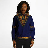 UNISEX ATHLETIC HOODIES - DASHIKI STYLES COLLECTION - Blue