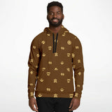 UNISEX ATHLETIC HOODIES - ADINKRA SYMBOLS STYLES COLLECTION