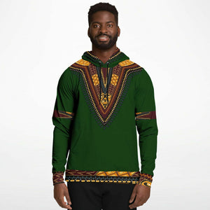 UNISEX ATHLETIC HOODIES - DASHIKI STYLES COLLECTION - Green