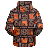 Unisex Athletic Zip-Up Hoodie - Ankara Styles Collection