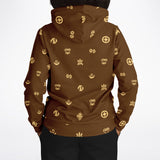 UNISEX ATHLETIC HOODIES - ADINKRA SYMBOLS STYLES COLLECTION