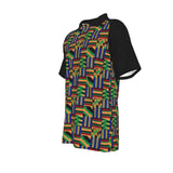 KENTE FABRIC - AFRICAN PRINT POLO SHIRT -Akwaaba