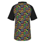 KENTE FABRIC - AFRICAN PRINT POLO SHIRT -Akwaaba