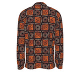 ANKARA MEN'S LONG SLEEVE BUTTON DOWN SHIRT