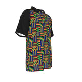 KENTE FABRIC - AFRICAN PRINT POLO SHIRT -Akwaaba