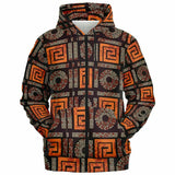 Unisex Athletic Zip-Up Hoodie - Ankara Styles Collection