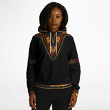 UNISEX ATHLETIC HOODIES - DASHIKI STYLES COLLECTION - Black