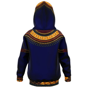 KIDS ATHLETIC HOODIES - DASHIKI STYLES COLLECTION - Blue