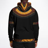 UNISEX ATHLETIC HOODIES - DASHIKI STYLES COLLECTION - Black