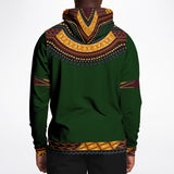 UNISEX ATHLETIC HOODIES - DASHIKI STYLES COLLECTION - Green