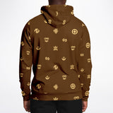 UNISEX ATHLETIC HOODIES - ADINKRA SYMBOLS STYLES COLLECTION